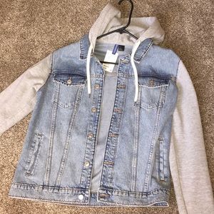H&M Jean Jacket w/Hoodie